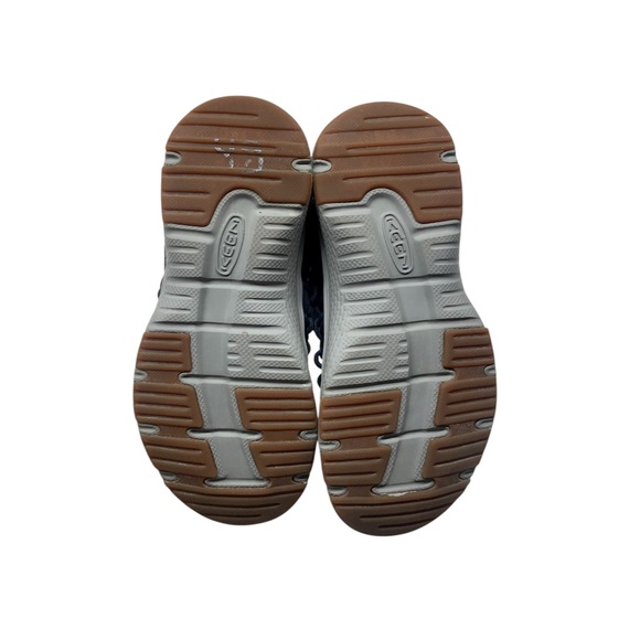 KEEN LITTLE GIRLS' UNEEK O2 1019256 SHOES, DRESS BLUES/NEUTRAL GRAY, SZ 10 - Picture 6 of 7